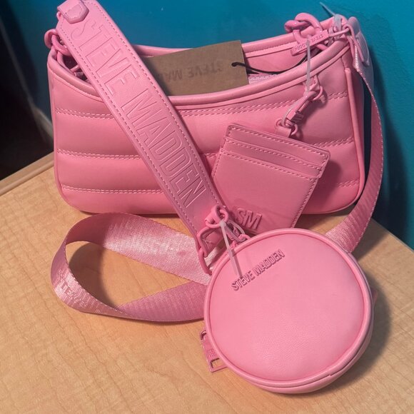 Steve Madden Handbags - Steve Madden crossbody purse (set w/ extras) ~ NWT